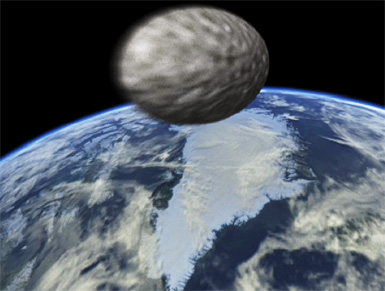 Meteor Approaches Earth